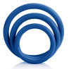 Calexotics Tri-Rings Cockring Bleu